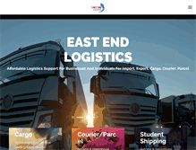 Tablet Screenshot of eastendlogistics.com